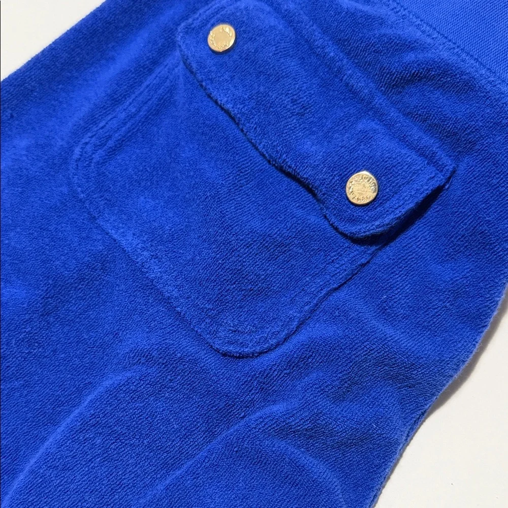 Juicy Couture XS Blue Terry Pants with Gold Accents - Picture 7 of 12